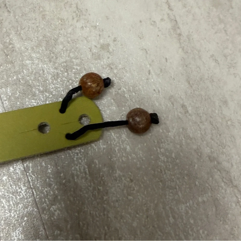Dillon Rogers Be Happy leather bracelet